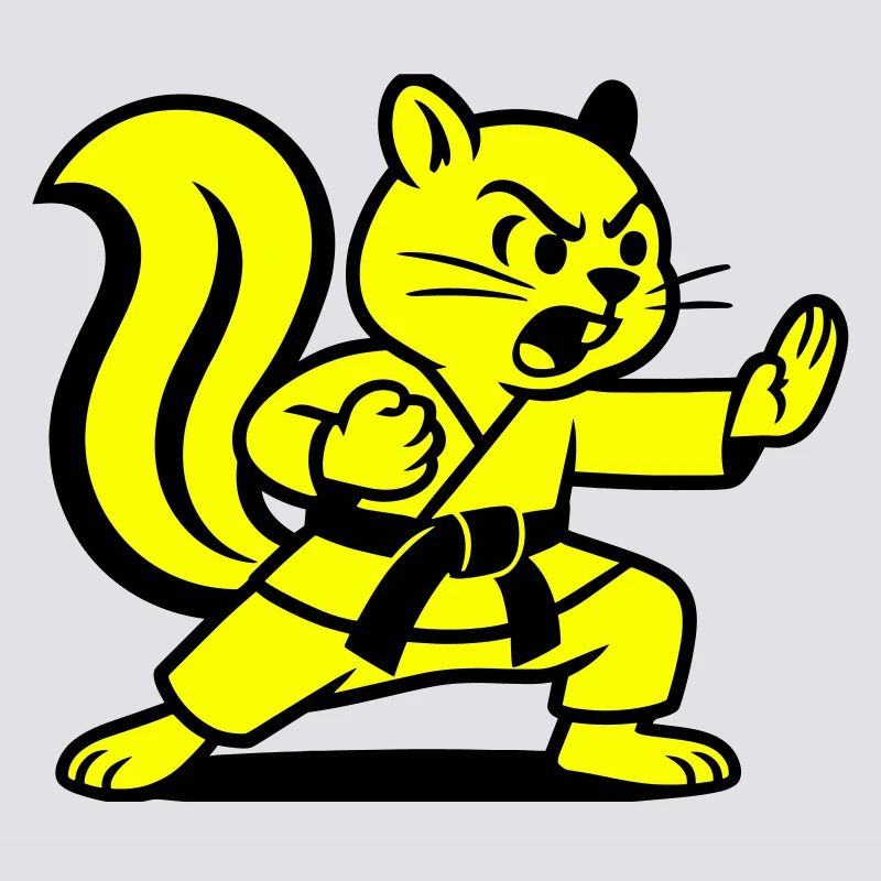 Karate Eichhörnchen!