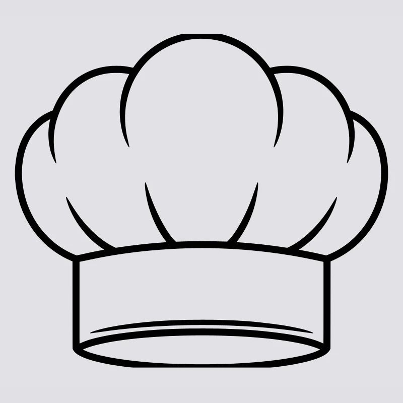 Chef Hat Vector Icon Design