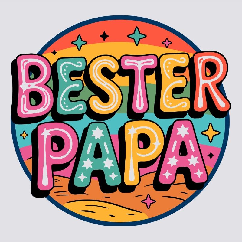 Bester Papa Retro