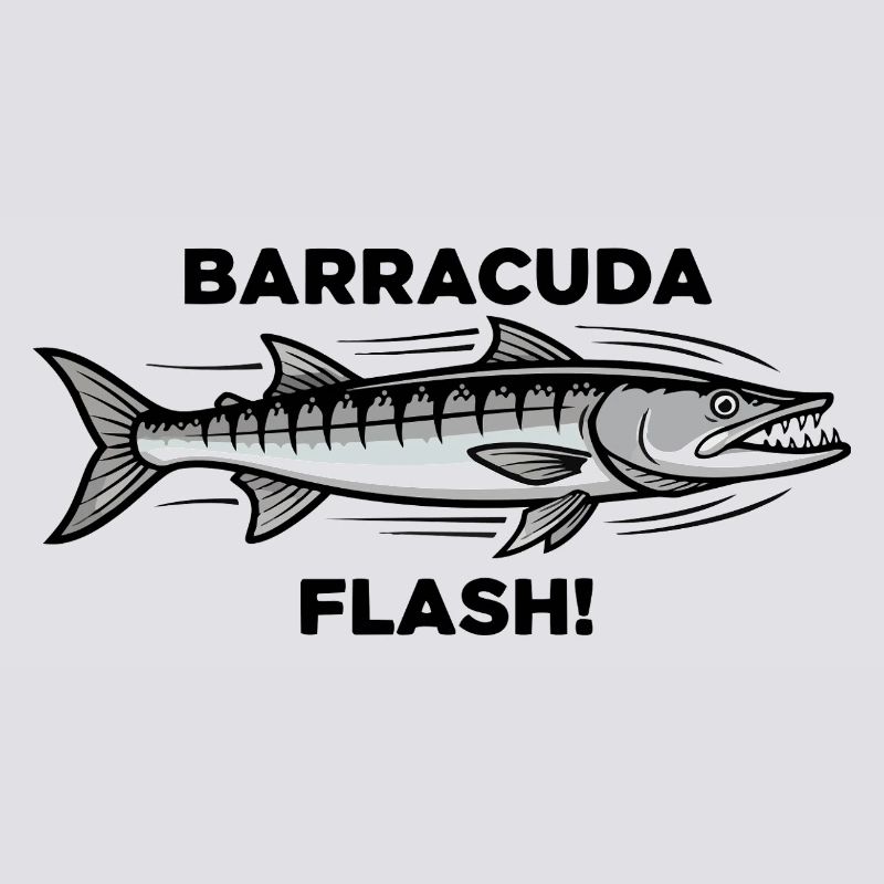 Barracuda Flash Prédateur Mer Barracuda