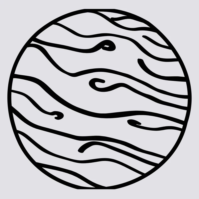Planète Doodle de l’espace