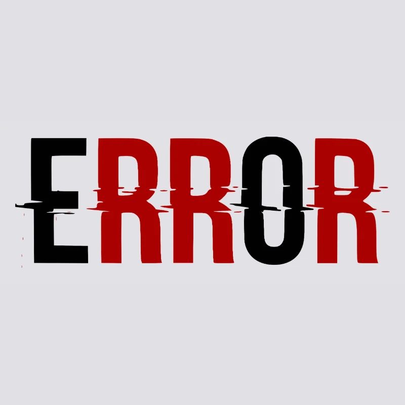 Error Glitch-Design Error Message