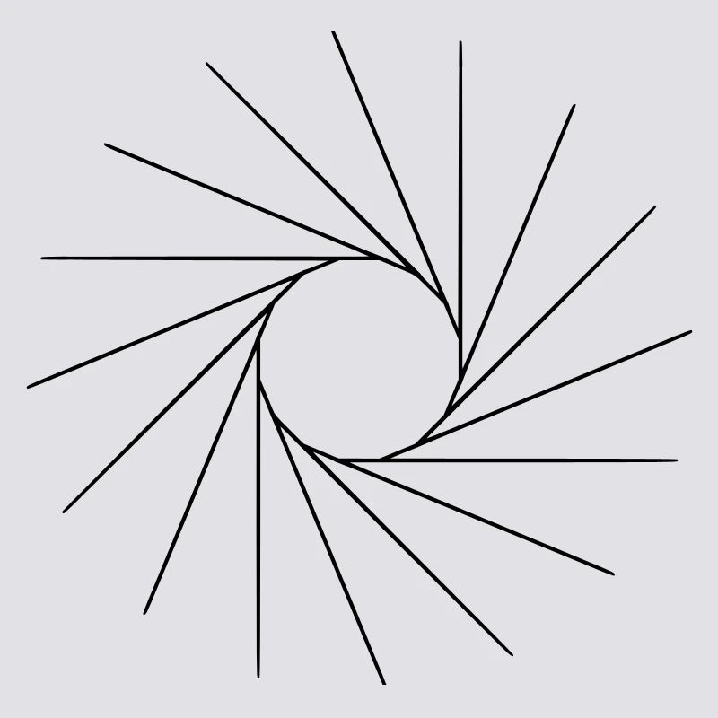 C’est une forme cool, comme un soleil.