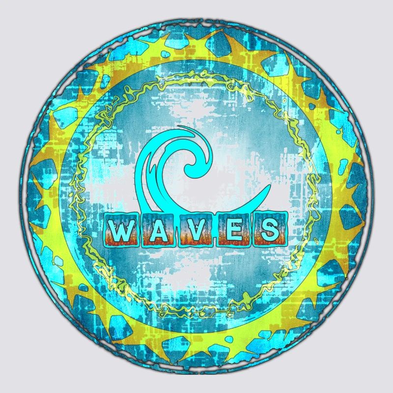 Abstract Waves Pattern