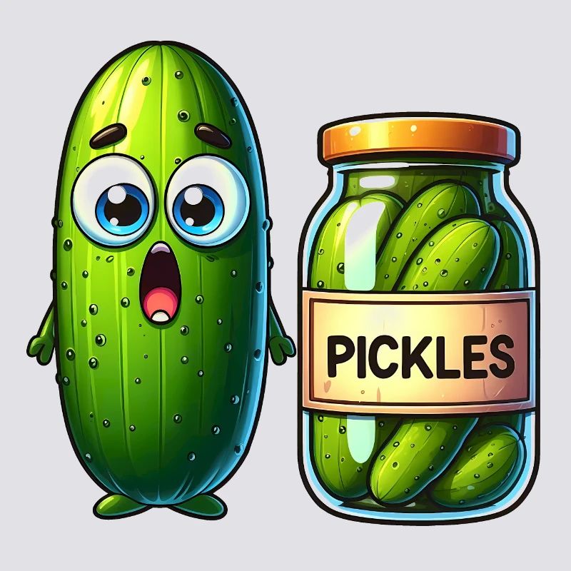 La situation difficile des cornichons au concombre : choqué et choqué !