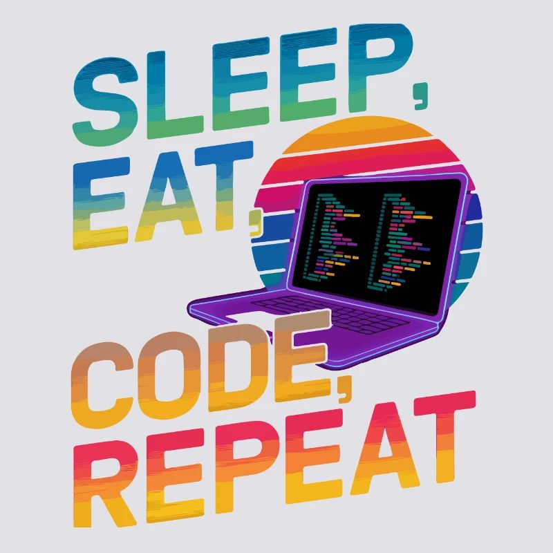Sleep Eat Code Repeat Gift pour Coder