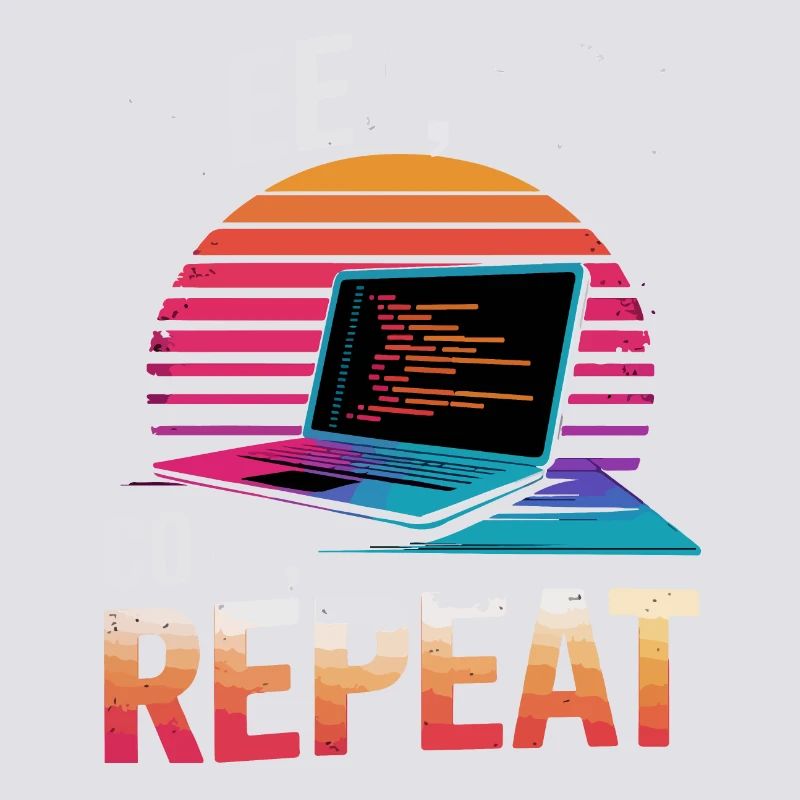 Sleep Eat Code Repeat Gift Programmer Developer