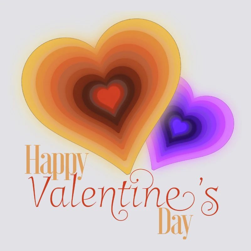 Saint Valentin - Coeurs Groovy Flash
