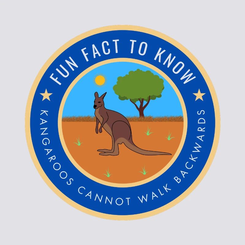 Kangaroos cannot walk backwards