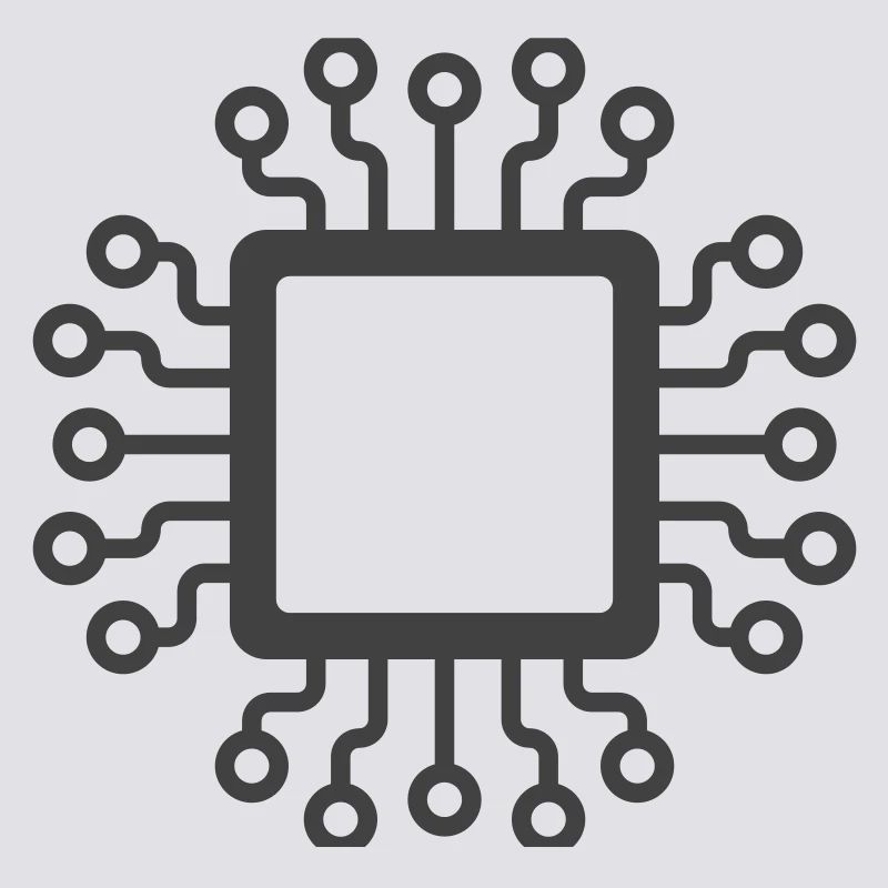 Microchip Circuit Icon Logo