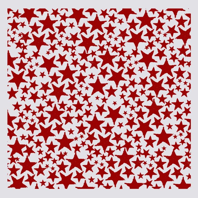Red star pattern on dark background