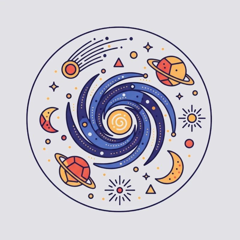 Cosmic Vortex Galaxy