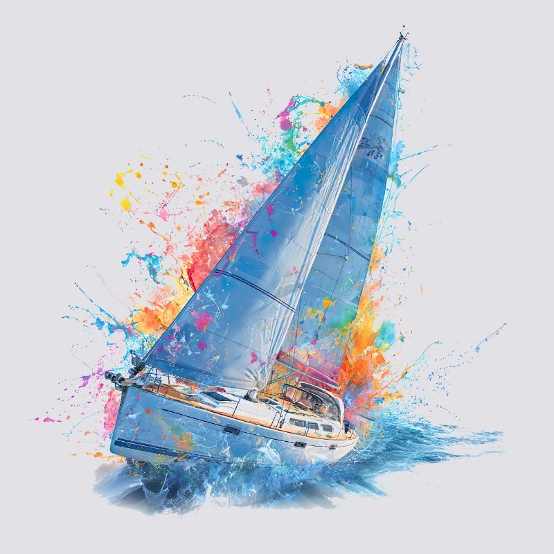 Explosion de couleurs de rêve de navigation