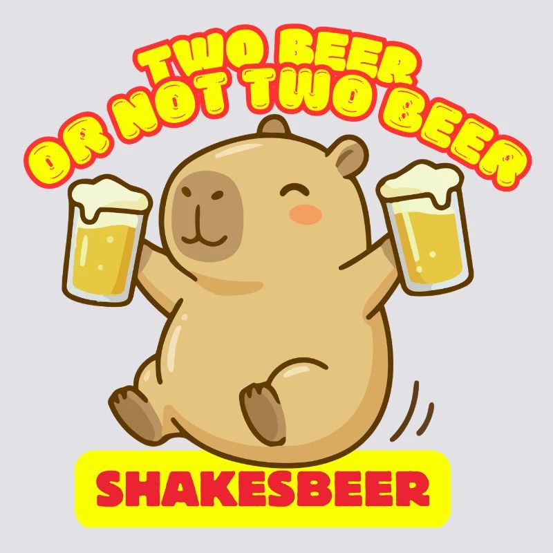 Two Beer Or Not Two Beer - Shakesbeer - Capybara