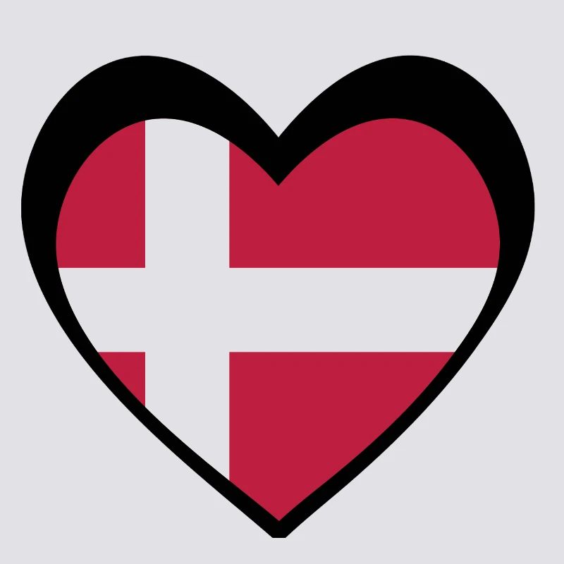 Danmark Sort Hjerte – Kærlighed til Danmark