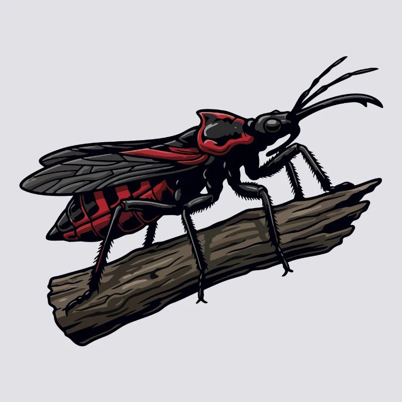Bug Assassin, Bug Hunter, Red Strike Tattoo