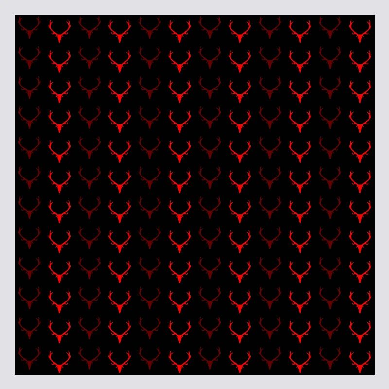 Antler Pattern Red