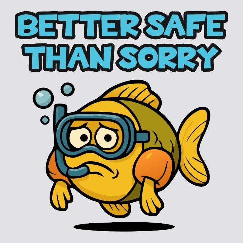 Safe diving fish