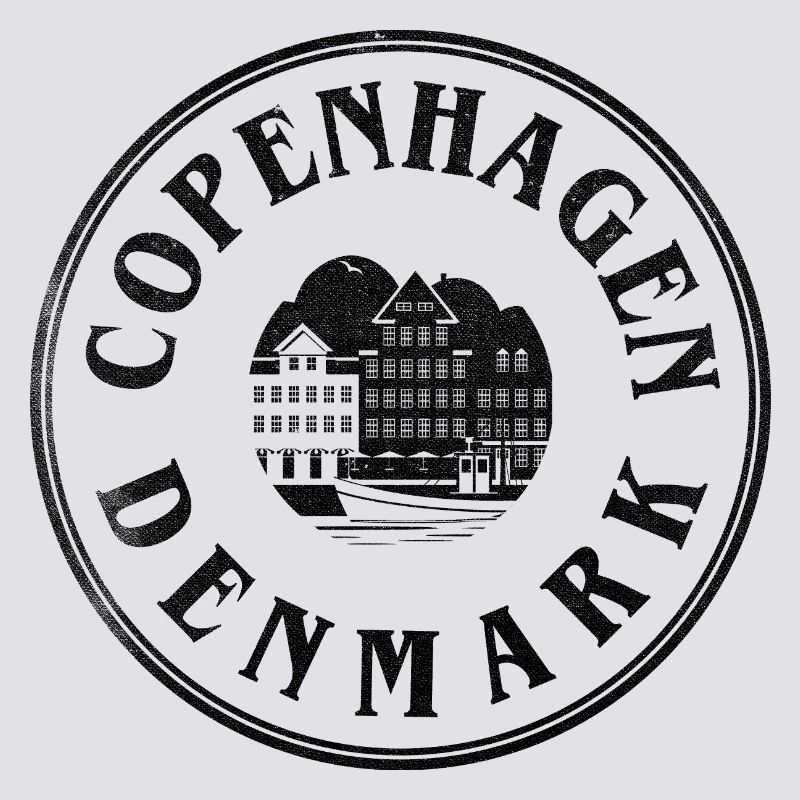 Copenhague, Danemark – Emblème du front de mer
