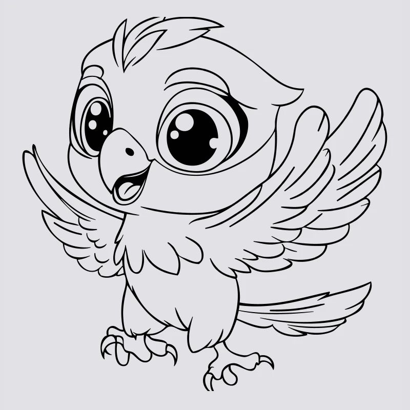 »Aria« the Eagle Child in a Dancing Pose