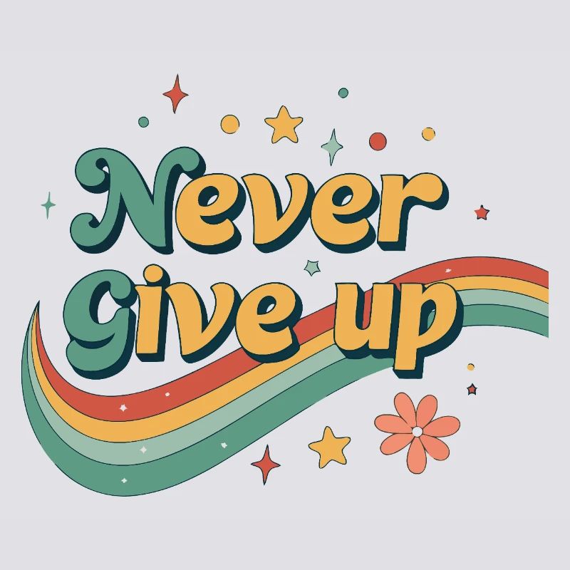 Rainbow Retro Perseverance