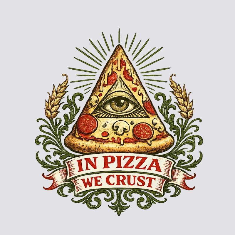 Devise de la Croûte Œil de la Pyramide de la Pizza