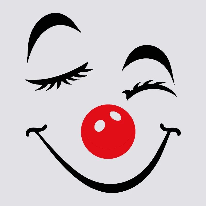 Carnaval du visage de clown joyeux Carnaval Carnaval