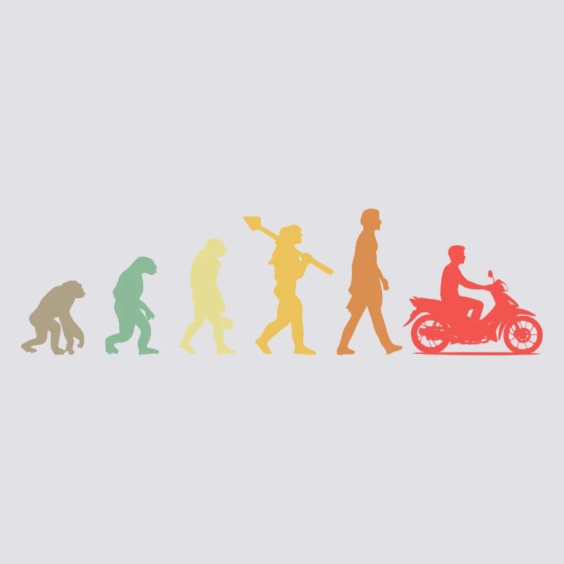  Evolution Moped Mofafahrer