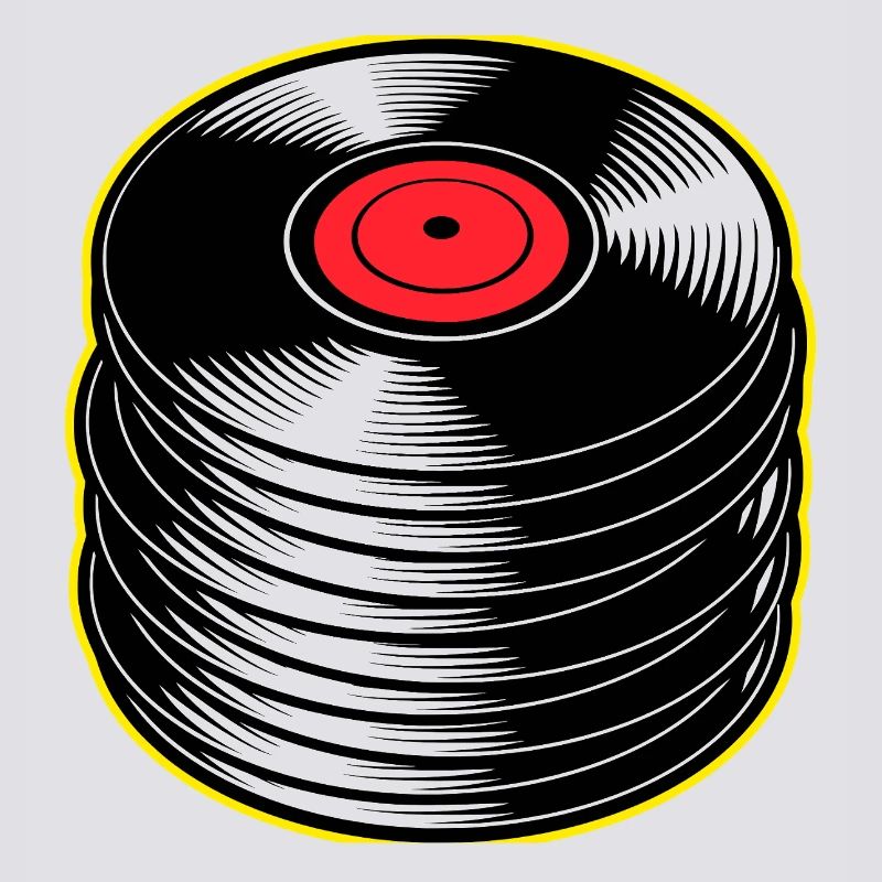 Stack d’albums vinyles