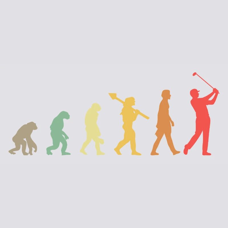 Golf Golfer Golf Évolution des golfeurs