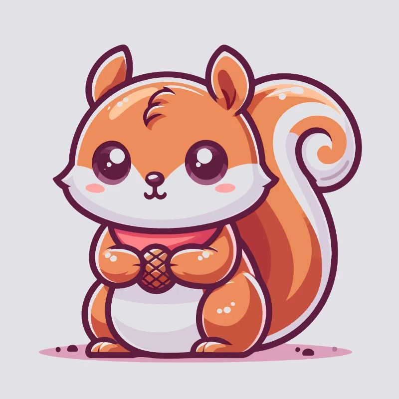 Eichhörnchen mit einem Samen