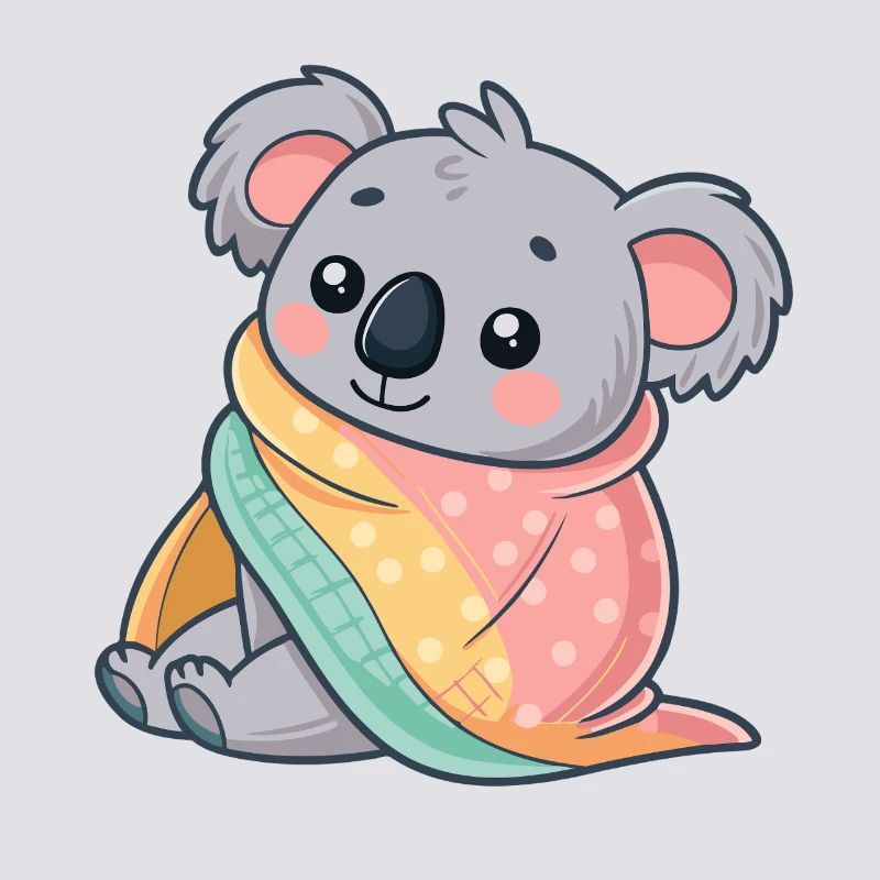 Koala Cozy Under Blanket
