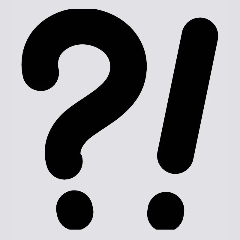 Question marks and exclamation marks
