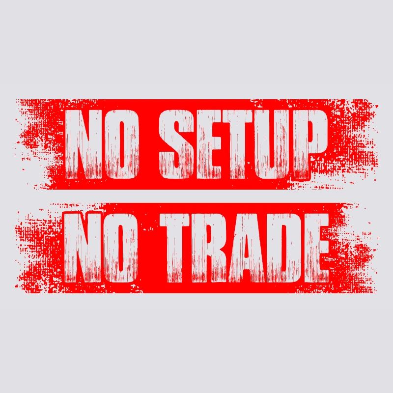 Pas de configuration, pas de commerce, Trader de la Bourse