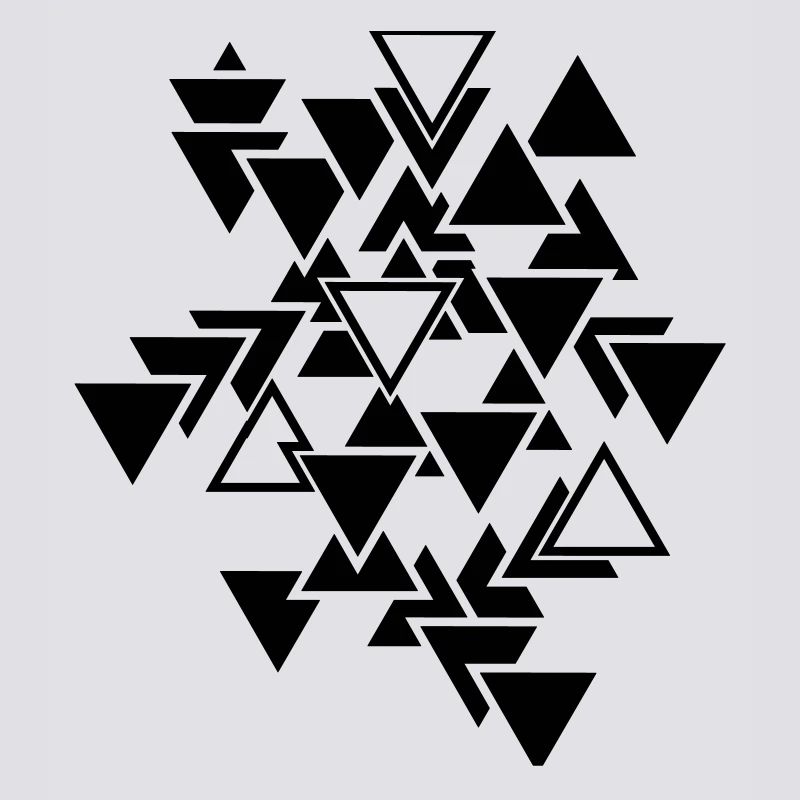 Triangles graphic pattern
