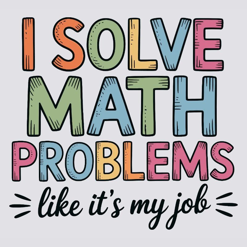 I Solve Math Problems Like a Job Math Teacher