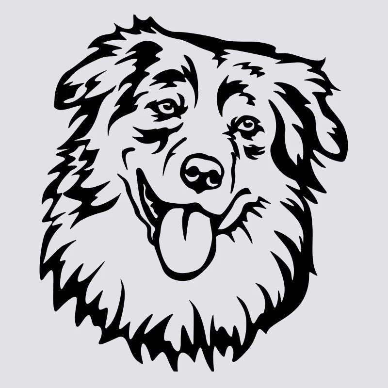 Australian Shepherd Kopf