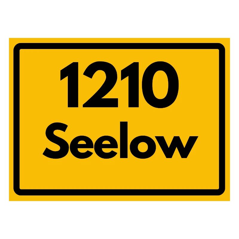 OLD POSTCODE POSTCODE RETRO 1210 SEELOW HEIMAT