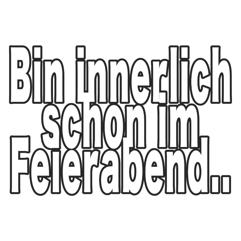Innerlich schon nach Feierabend