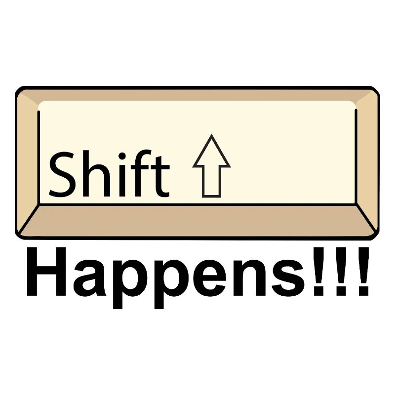Shift Key Minimal Keyboard Design