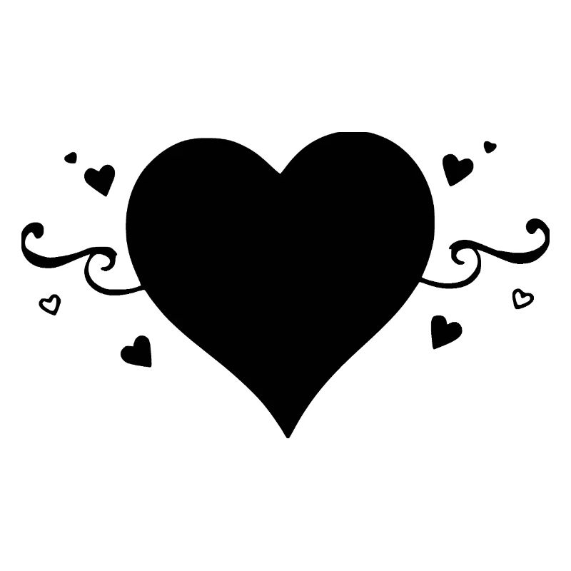 Black Heart Valentine's Day Gift