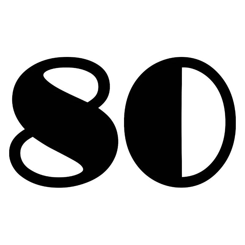 80. 80 YEARS. 80th ANNIVERSARY. 80 YEARS ANNIVERSARY.