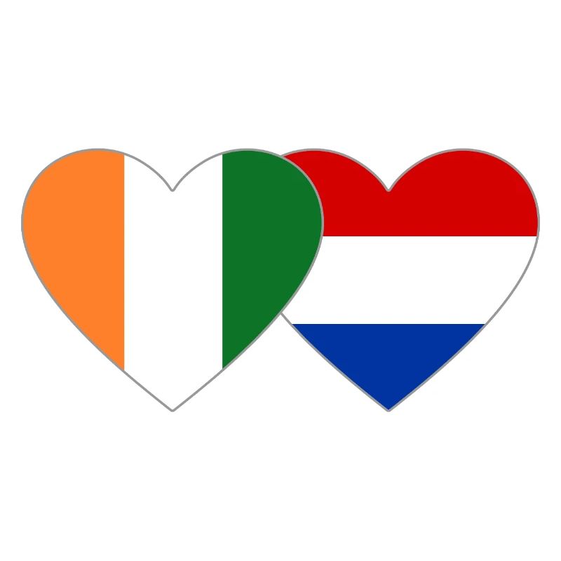 Drapeau de la Côte d’Ivoire des Pays-Bas