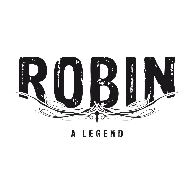 ROBIN A LEGEND verziert