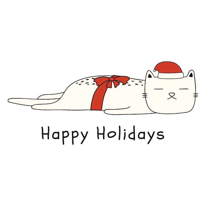 Drôle de chat Noël