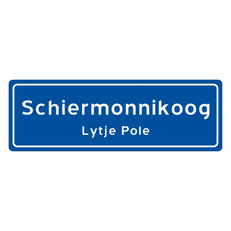 Panneau de nom de lieu Schiermonnikoog