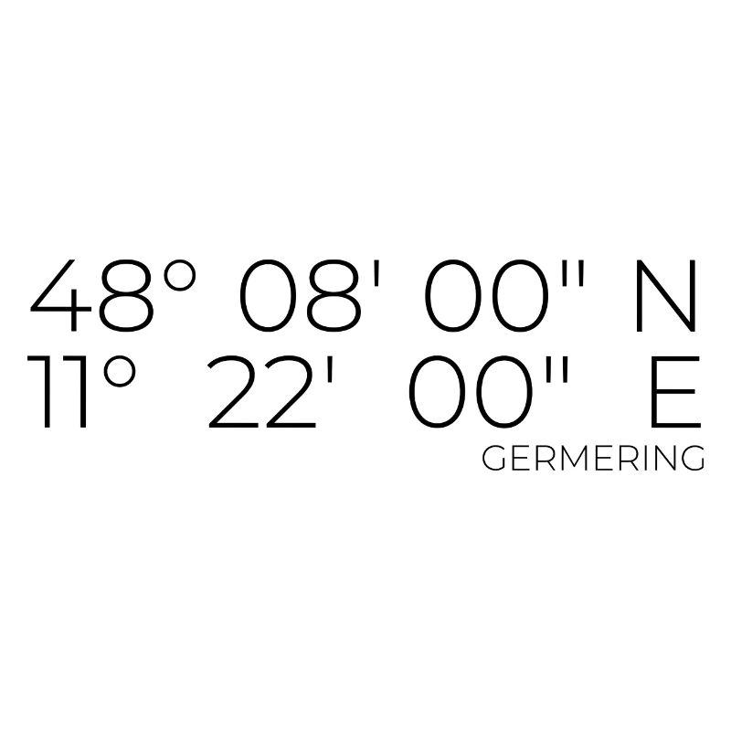 Coordinates Germering, Bavaria