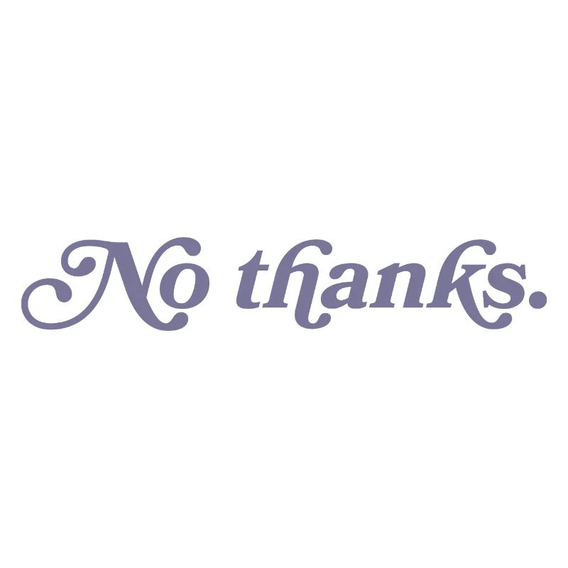 Non merci.
