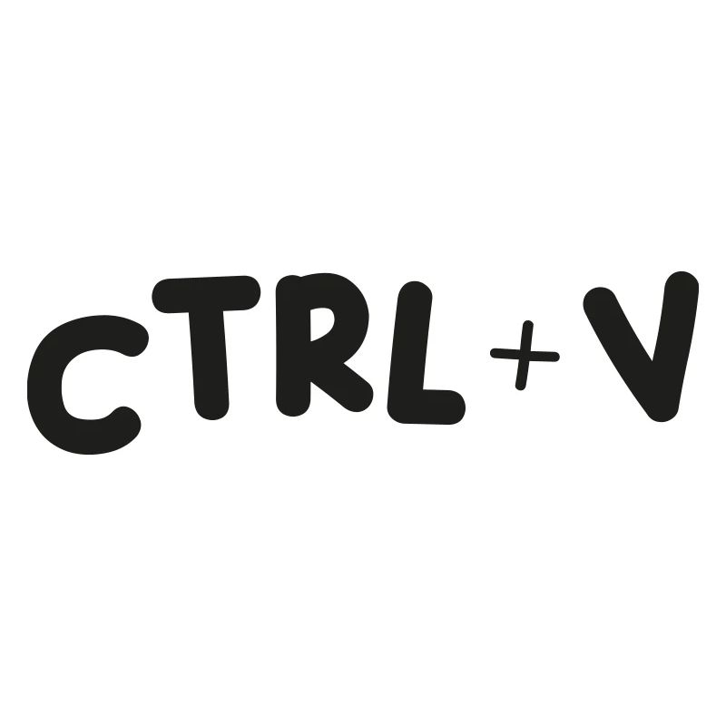 CTRL+V Paste -Gift for IT and Twins