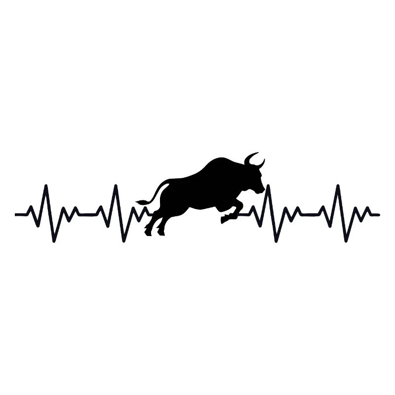 Stier Spanien Spanisch EKG Herzschlag